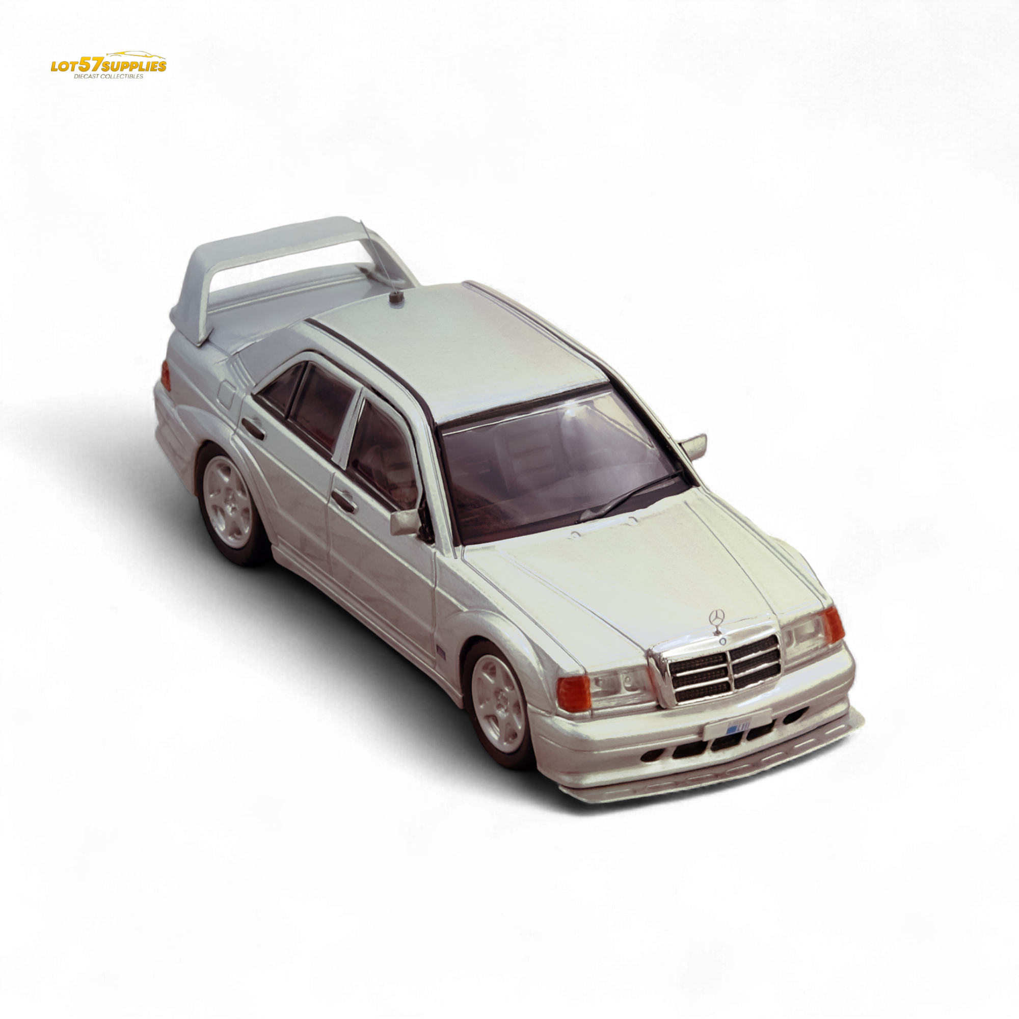 Inno64 Mercedes Benz 190E Silver 1:64