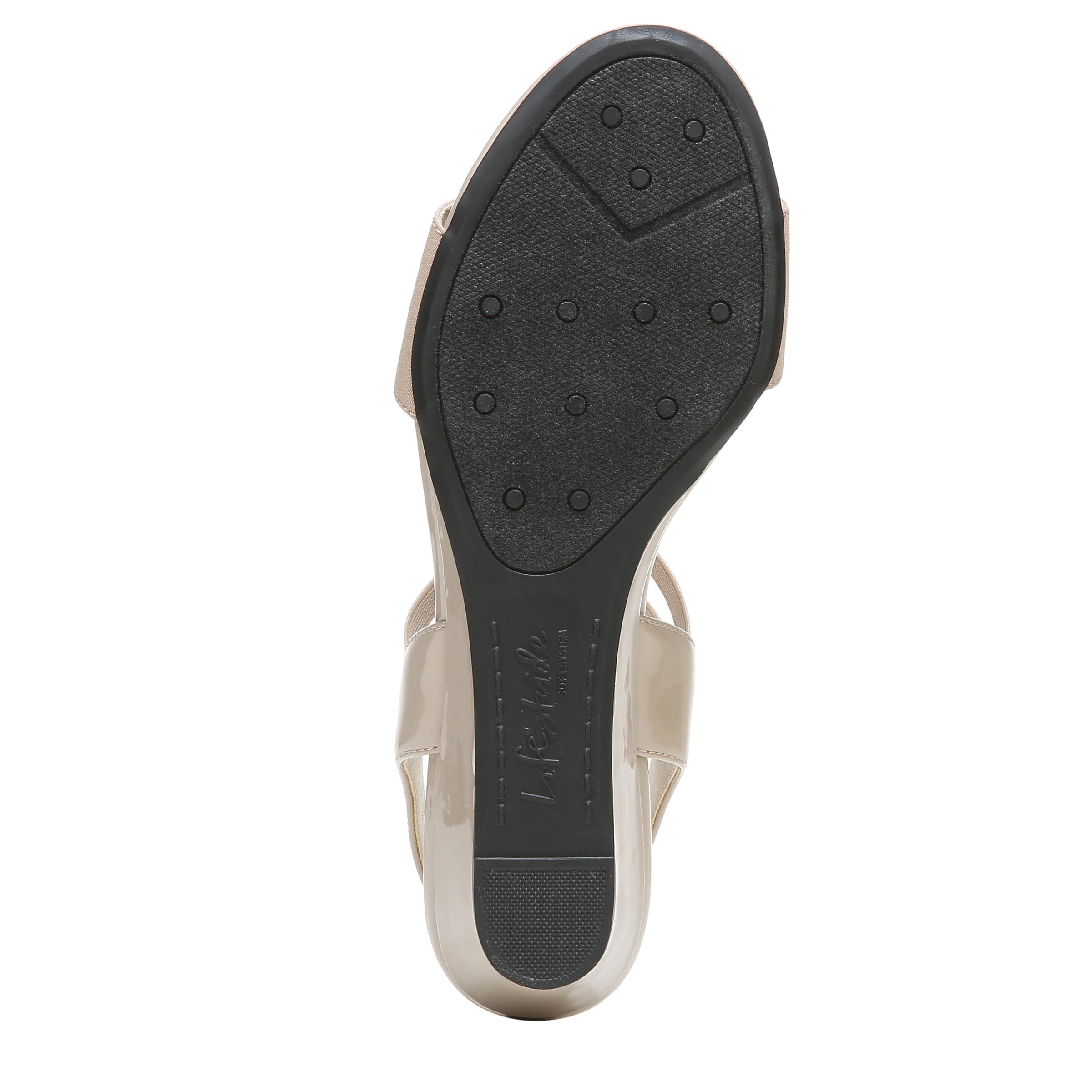 LifeStride Womens Yolo Sandal Tender Taupe Size 10 W