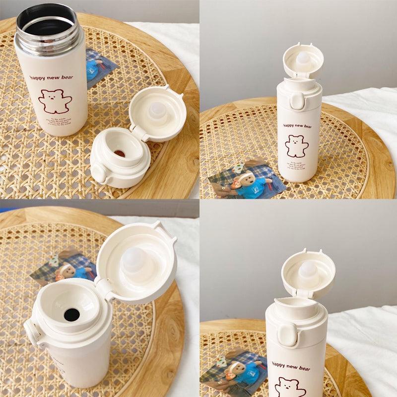 Kids Stainless Steel Water Bottle – 450ml Insulated with Flip Lid