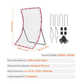 4x5.5ft Baseball & Softball Rebounder Net  Perfect Your Pitch & Fielding