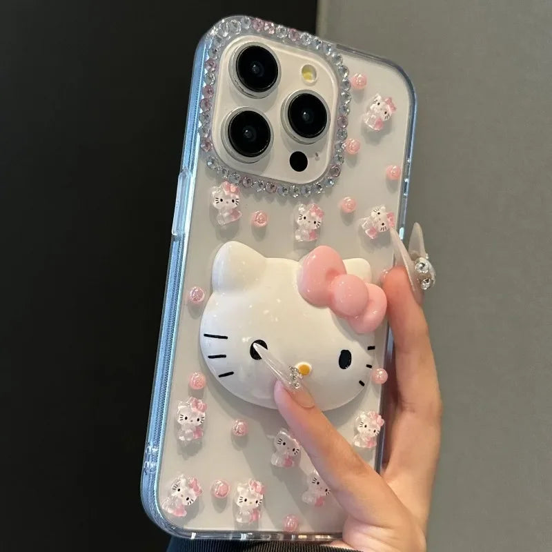 Kawaii Hello Kitty Cartoon  Phone Case Suitable For iPhone