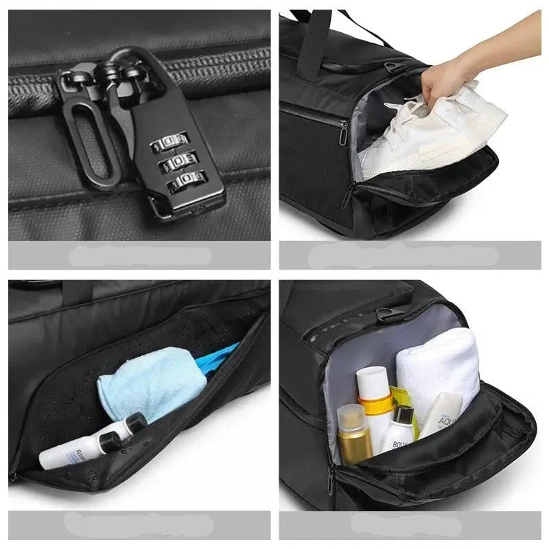 Waterproof Sports Duffel Bag  Gym & Travel Essentials