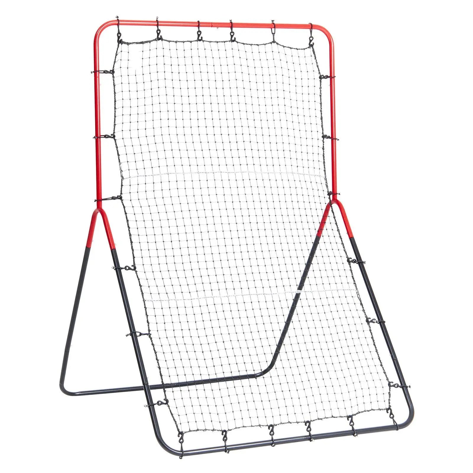 3x4.5 ft Pitch Back 3-Way Trainer Baseball And Softball Rebounder Net