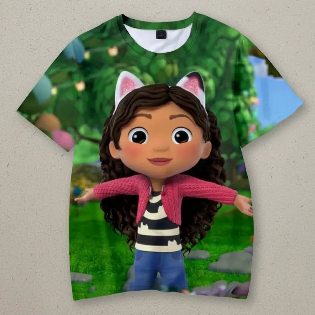 Anime 3D Print T-Shirt for Boys & Girls