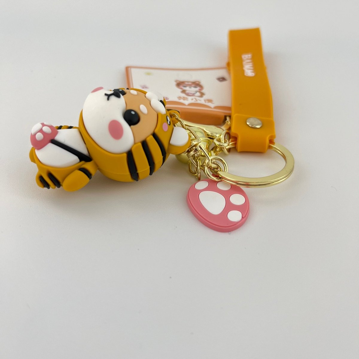 Backpack Keychain Shiba Inu Tiger Design for Women and Gifts
