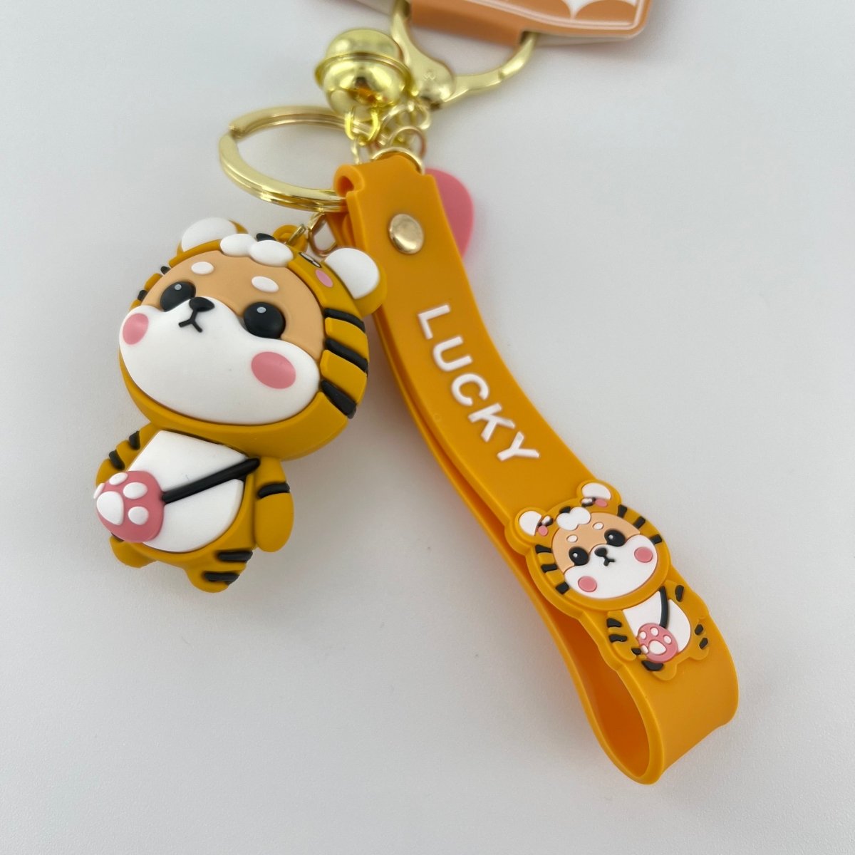 Backpack Keychain Shiba Inu Tiger Design for Women and Gifts